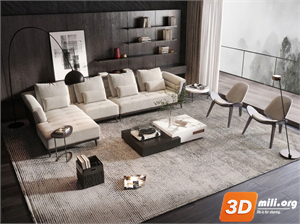 Sofa Minotti Skp Files 